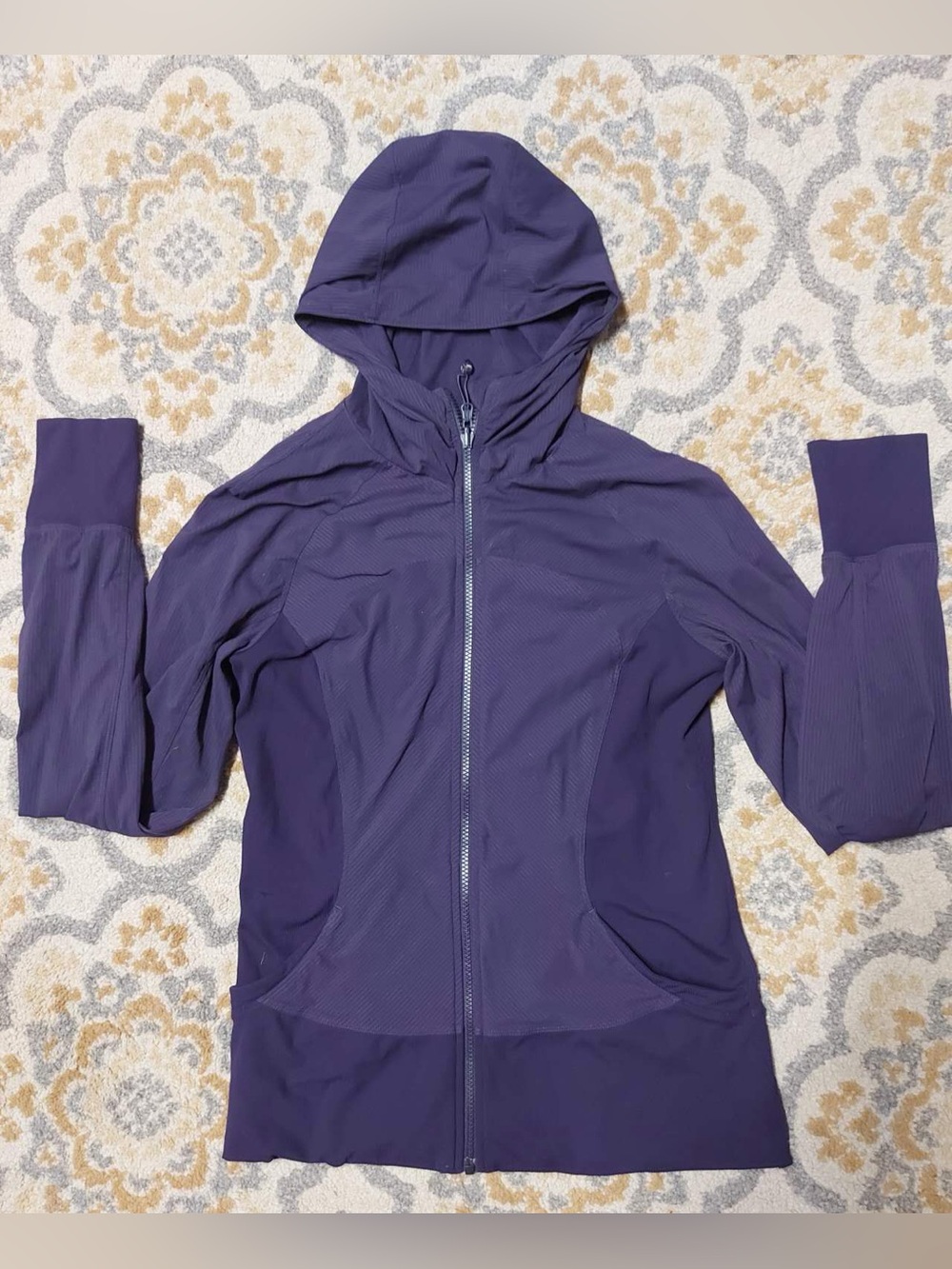 Lululemon purple reversible dance studio jacket